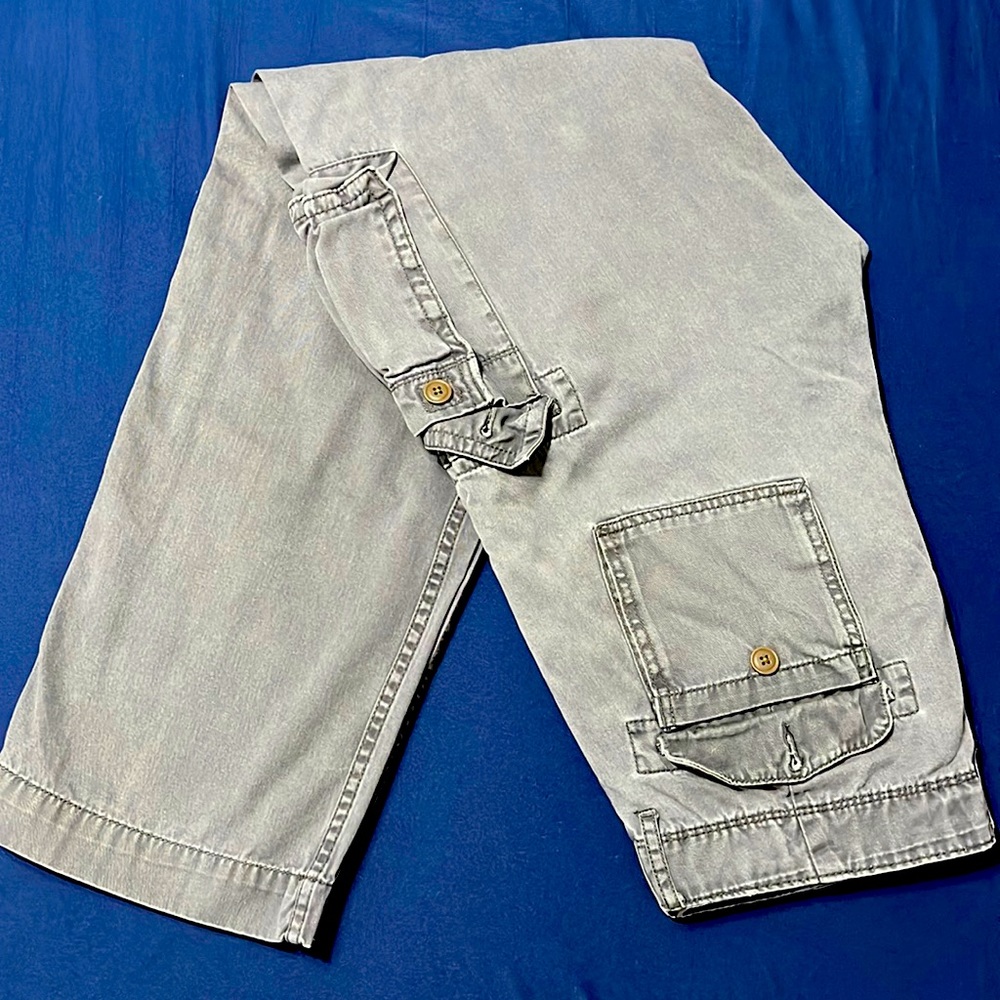 Arizona Faded Blue Cargo Pants